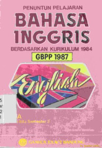 Image of Penuntun pelajaran bahasa inggris berdasarkan kurikulum 1984