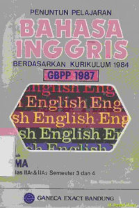 Image of Penuntun pelajaran bahasa inggris berdasarkan kurikulum 1984 disesuaikan dengan GBPP 1987