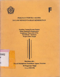 Image of Peranan pemuka agama dalam mengentaskan kemiskinan