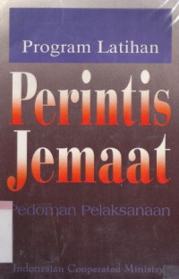 Image of Program latihan perintis jemaat pedoman pelaksanaan