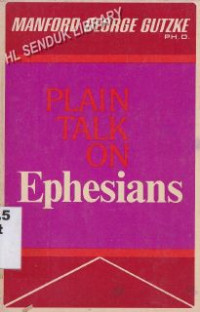 Image of Plain Talk on Ephesians