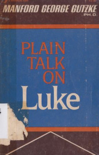 Image of plain talk on luke