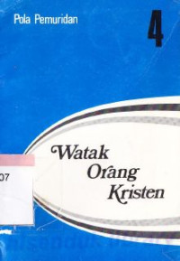 Image of Watak orang kristen