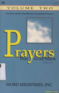 Image of Prayers that avail much :James 5:16. Vol. 1