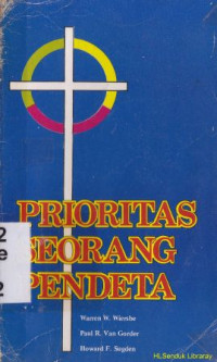 Image of Prioritas seorang pendeta : Prioritas for the pastor