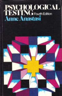 Image of Psychological Testing; principles and applications