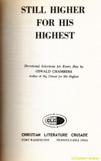 Image of Still higher for his highest