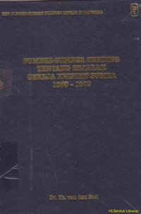 Image of Sumber-sumber zending tentang sejarah kristen sumba 1859-1972