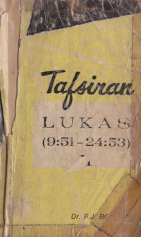 Image of Tafsiran Lukas 9:51-24:53