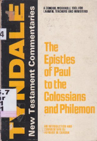 Image of The Epistle of Paul to the colossians and Philemon