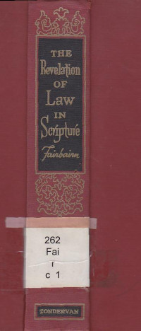 Image of The revelation of law in scripture