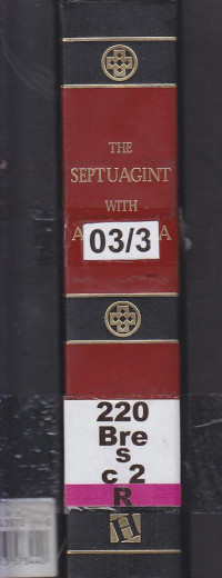Image of The Septuagint with Apocrypha : greek and english