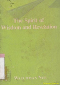 Image of The spirit of wisdom and revelation