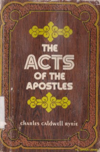 Image of The acts of the apostles