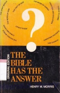 Image of The bible has the answer