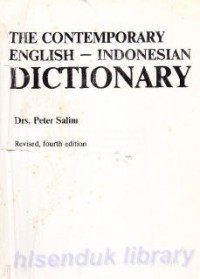 Image of The contemporary english-indonesia dictionary