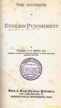 Image of The doctrine of endless punishment