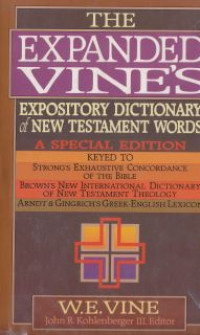 Image of Vines expository dictionary of new testament words