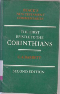 Image of The first epistles to the corinthians second edition