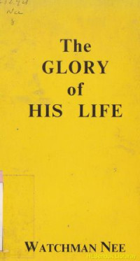 Image of The glory of his life