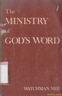 Image of The ministry of gods word