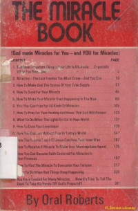 Image of The miracles book : god made miracles for you and you for miracles
