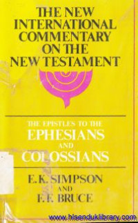Image of The Epistles to the Ephesians and Colossians : The new international commentary on the new testament