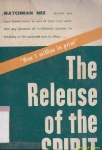 Image of The release of the spirit