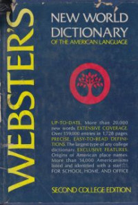 Image of New websters dictionary