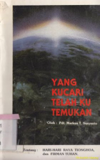 Image of Yang kucari telah kutemukan