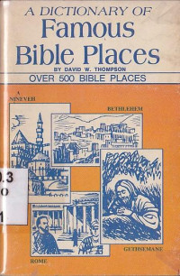 Image of A Dictionary of famous Bible places