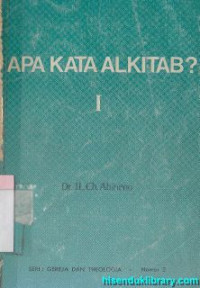 Image of Apa kata alkitab?