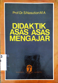 Image of Didaktik asas-asas mengajar