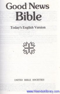 Image of Good news bible : today's english version