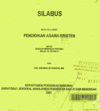 Image of Silabus Pendidikan agama ksristen