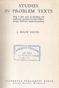 Image of Studies in problem texts