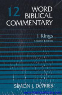 Image of Word Biblical Commentary - Vol.12 : 1 Kings